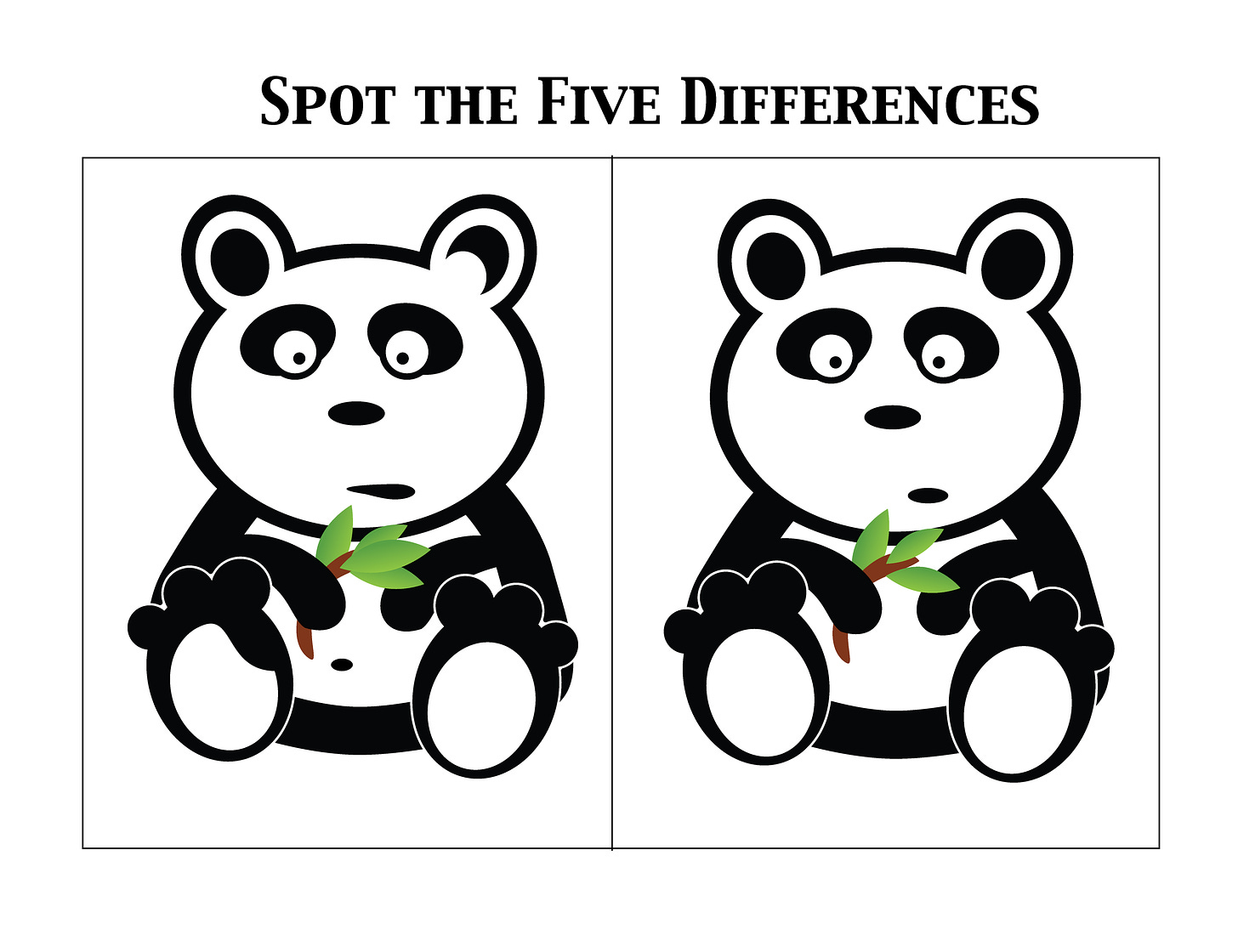 Spot the Difference Worksheets | Activity Shelter