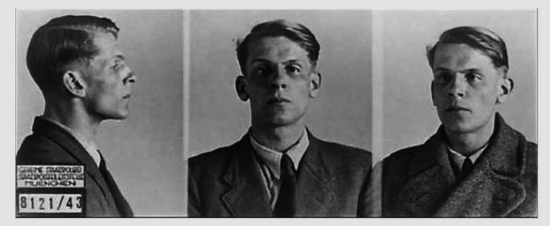 File:Gestapo photos of Christoph Probst taken after his capture on February  20, 1943.jpg - Wikimedia Commons