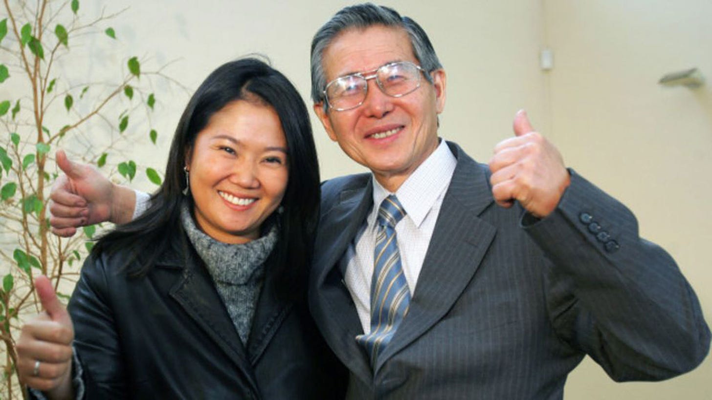 Perú: Alberto Fujimori lamentó haber metido en la política a su hija Keiko,  presa por financiamiento ilegal de su campaña - Infobae
