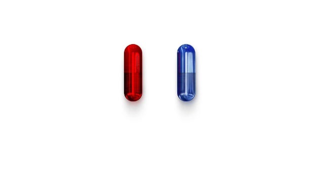 blue pill, red pill trope