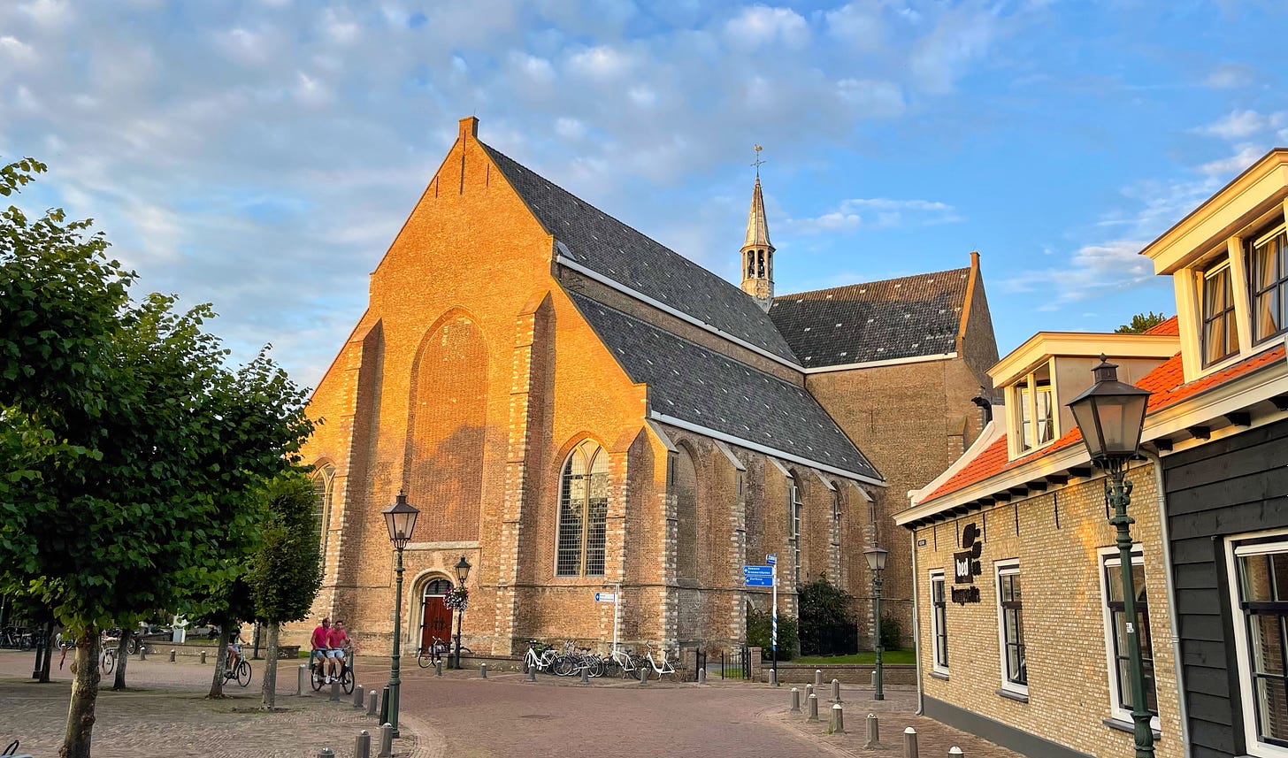 photo of the church of Haamstede taken by Alexander Verbeek for The Planet newsletter