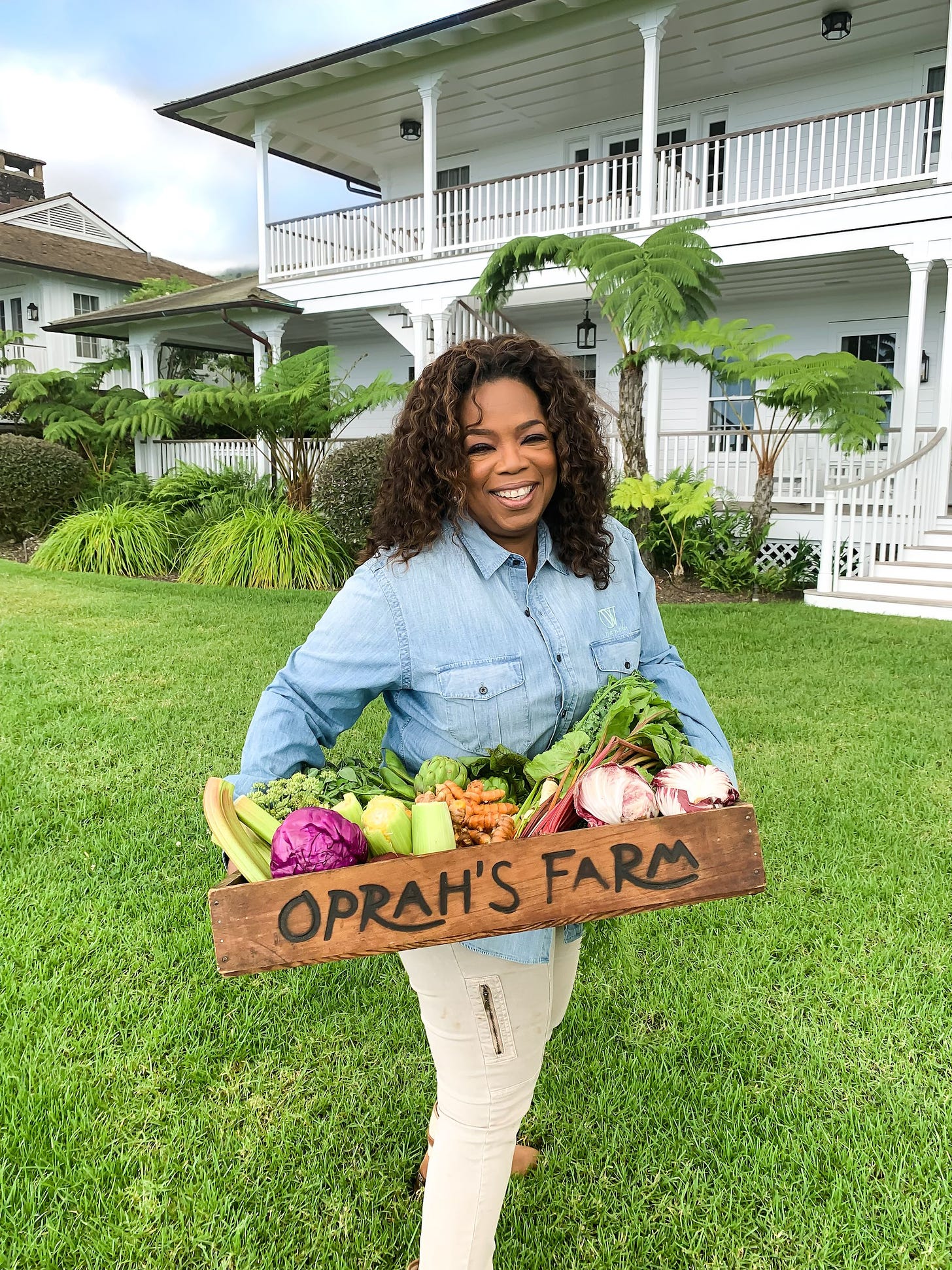 Take a Sneak Peek at Oprah&#39;s Hawaii Garden Bounty