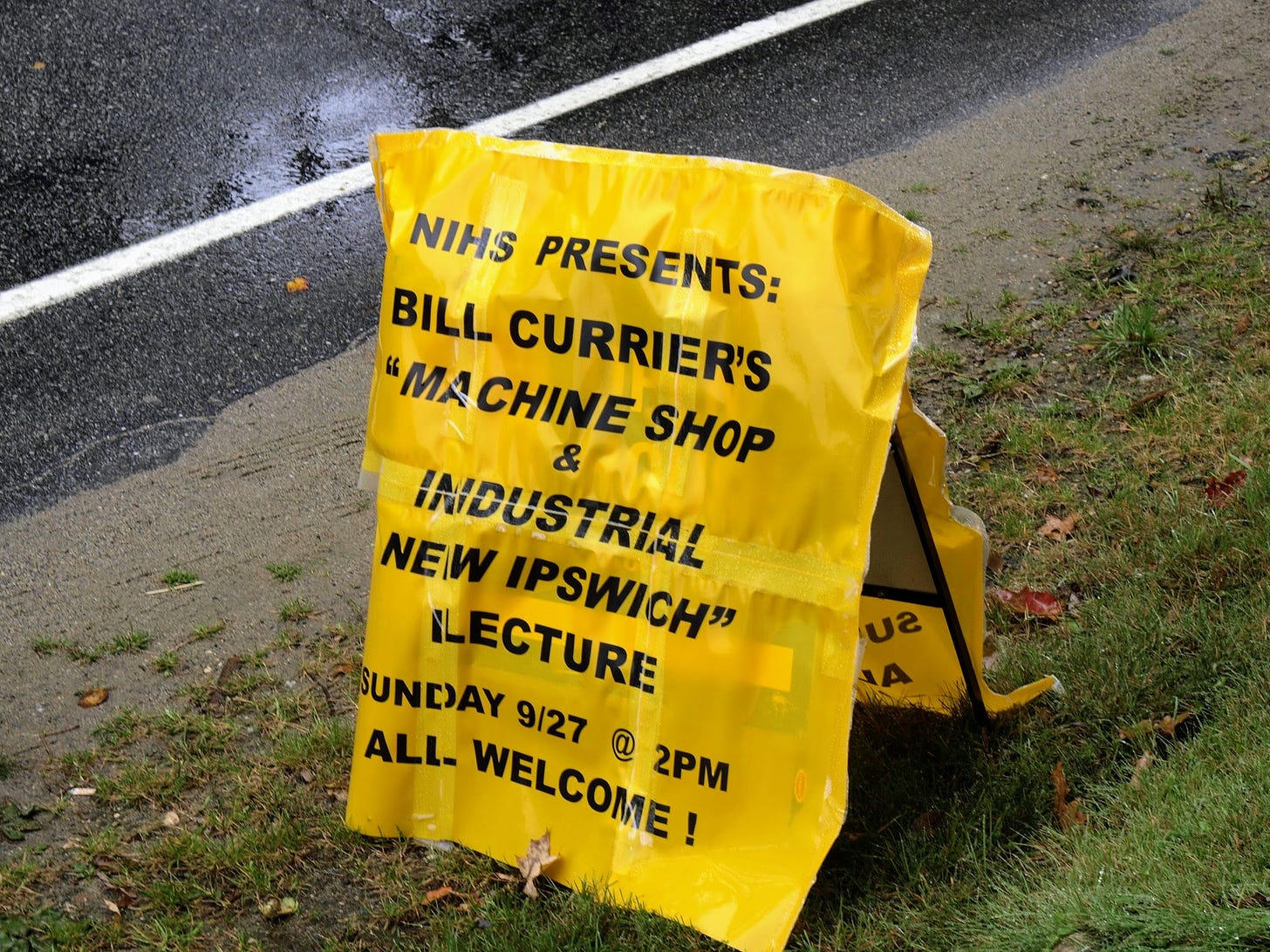 NIHS lecture sign
