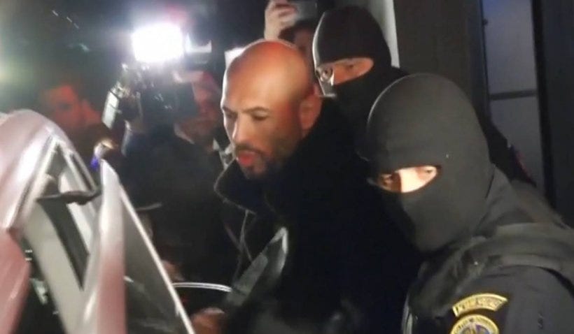 Kickboxing Romania on Twitter: "According to the US Embassy, DIICOT  prosecutors raided the home of world champion Andrew Tate and his brother  Tristan in Bucharest after kidnapping 2 women. News Hour with