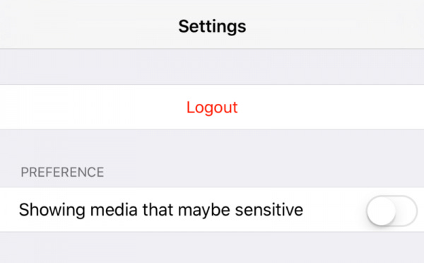 在App設定中，加上「顯示可能含有敏感資料的推文」。