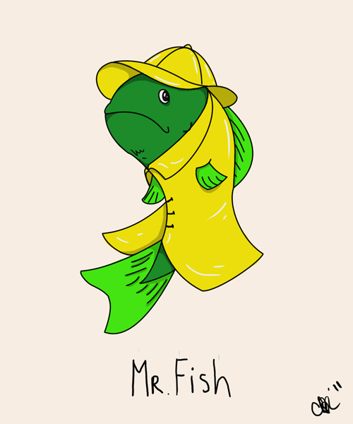 Seidler's Wares: Animals Wearing Clothes: Fish