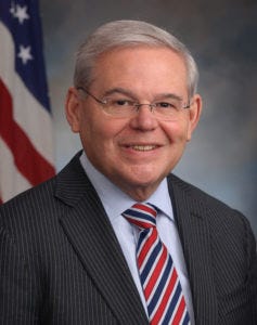 New Jersey Senator Bob Menendez