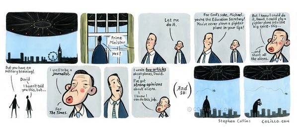 Stephen Collins on Twitter: &quot;Only two copies left of my limited edition Michael  Gove comic print: http://t.co/4IPhFino4N http://t.co/z9FD5s1Wou&quot;