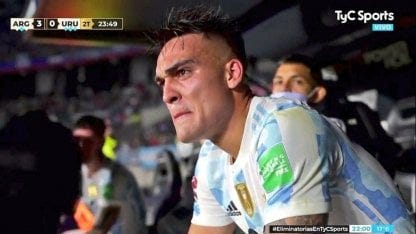 Llanto de Lautaro Martínez - Selección Argentina