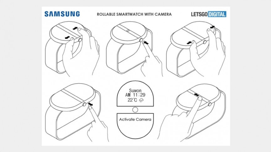 Samsung Galaxy Watch with a rollable display could be rolling out in the future