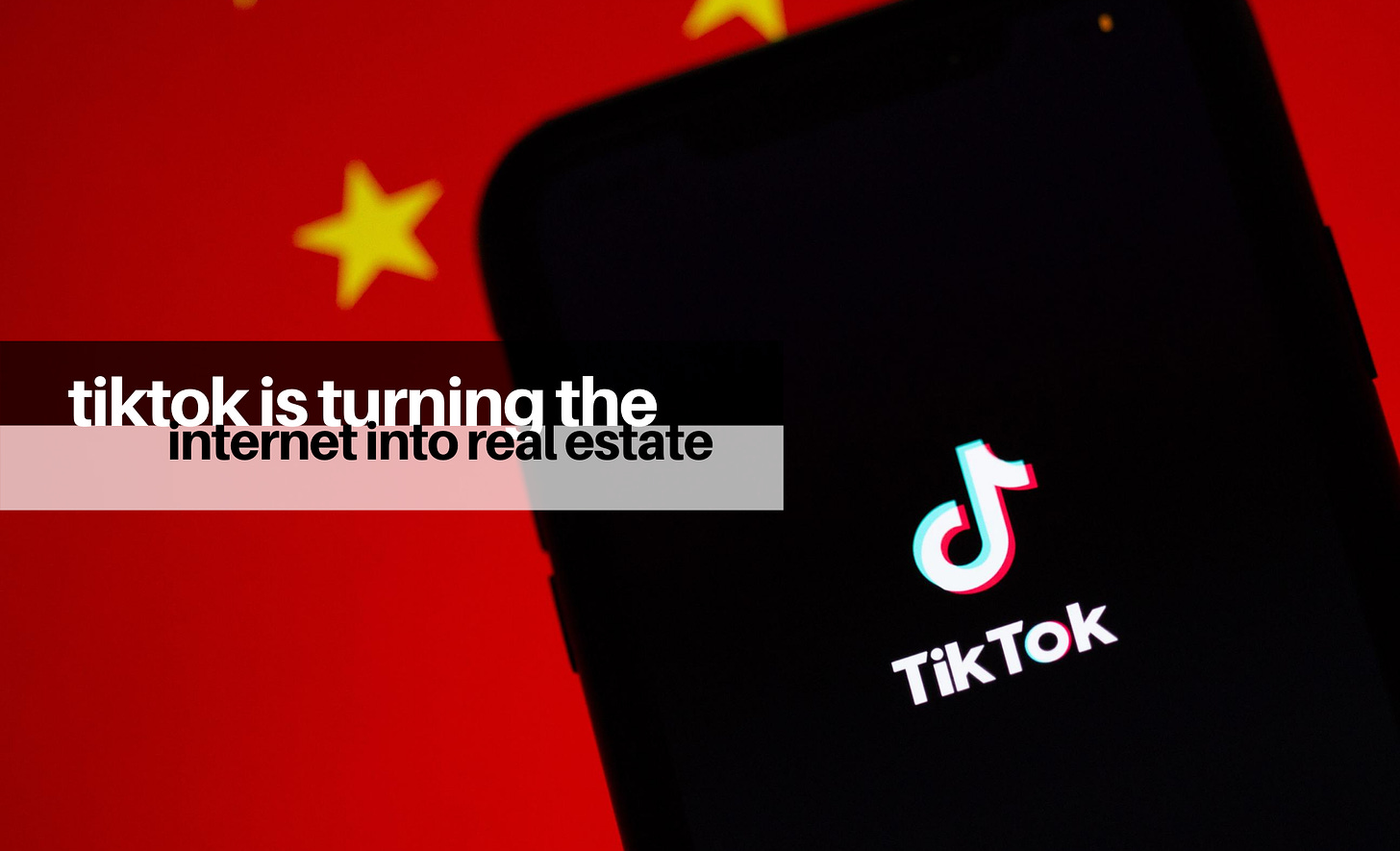 TikTok Ban is Turning the Internet into Real Estate