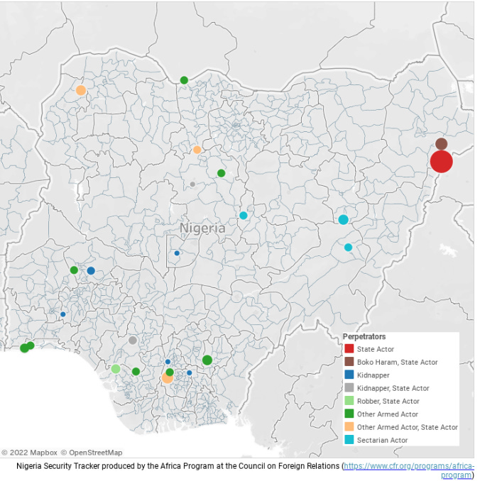 CFR's Nigeria Security Tracker Weekly Update: August 20-26, 2022