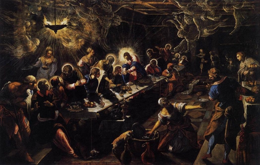 Image result for last supper painting