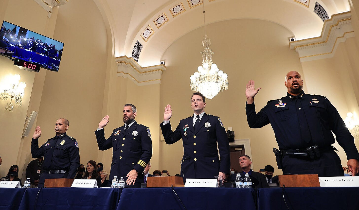 Capitol Police Officers Offer Emotional Testimony in Day One of Jan. 6  Hearing | PEOPLE.com