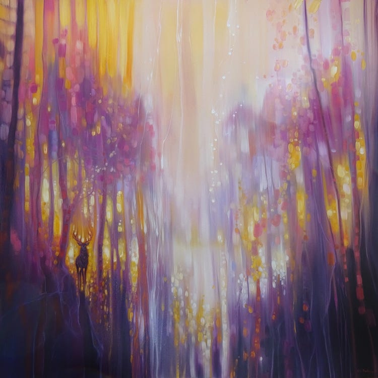 Ethereal Landscape Paintings by Gill Bustamante