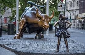 Image result for girl and bull nyc