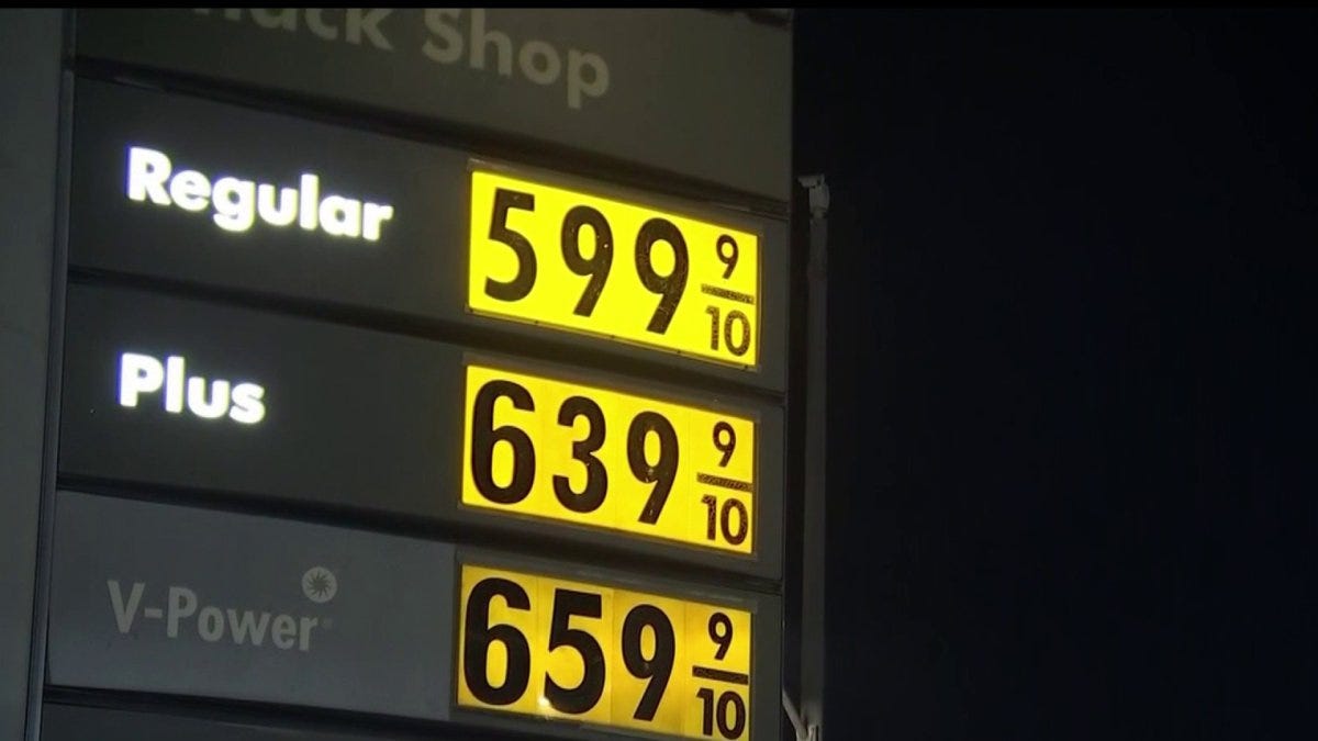 Gas Prices Hit Record High in California; SoCal Gas Even More – NBC Los  Angeles