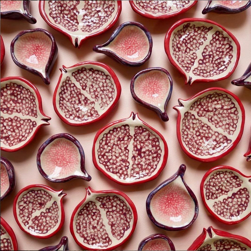 230 Pottery - Pomegranate ideas | pomegranate, pottery, ceramics