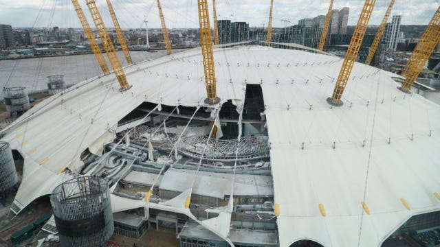 What happened to the O2 Arena? Storm Eunice roof damage explained and  latest on when London venue will open