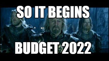 Meme Creator - Funny SO IT BEGINS BUDGET 2022 Meme Generator at  MemeCreator.org!