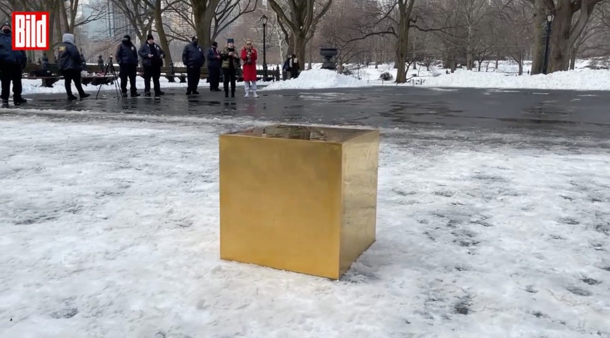 Castello Cube in Central Park