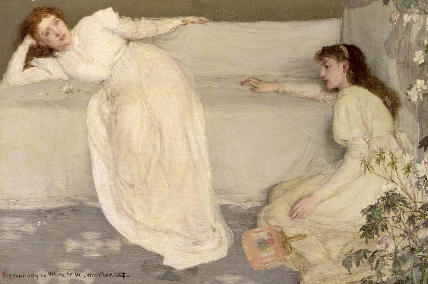 Whistler's Woman in White on display at the National Gallery ...