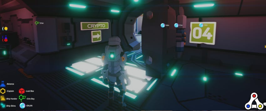 Space Misfits crypto station screenshot