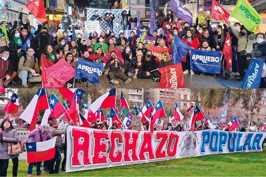 Revolución Democrática y Amarillos por Chile, entre los principales  financistas del Apruebo y el Rechazo - La Tercera