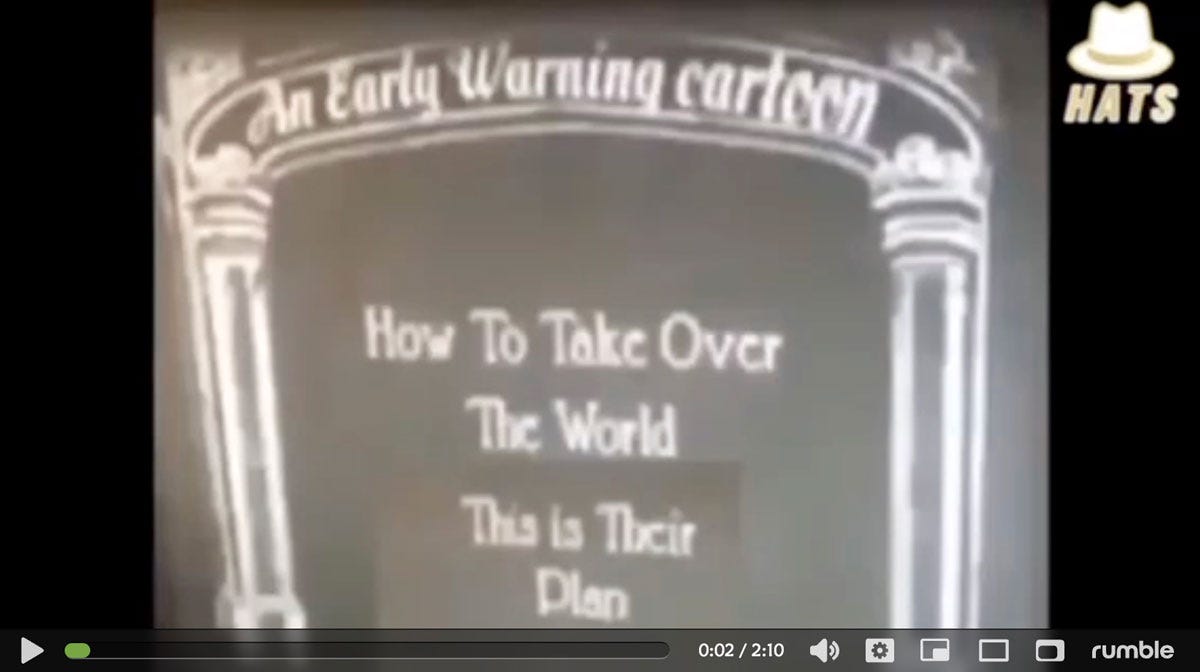 How to Take Over the World: 1930s Cartoon