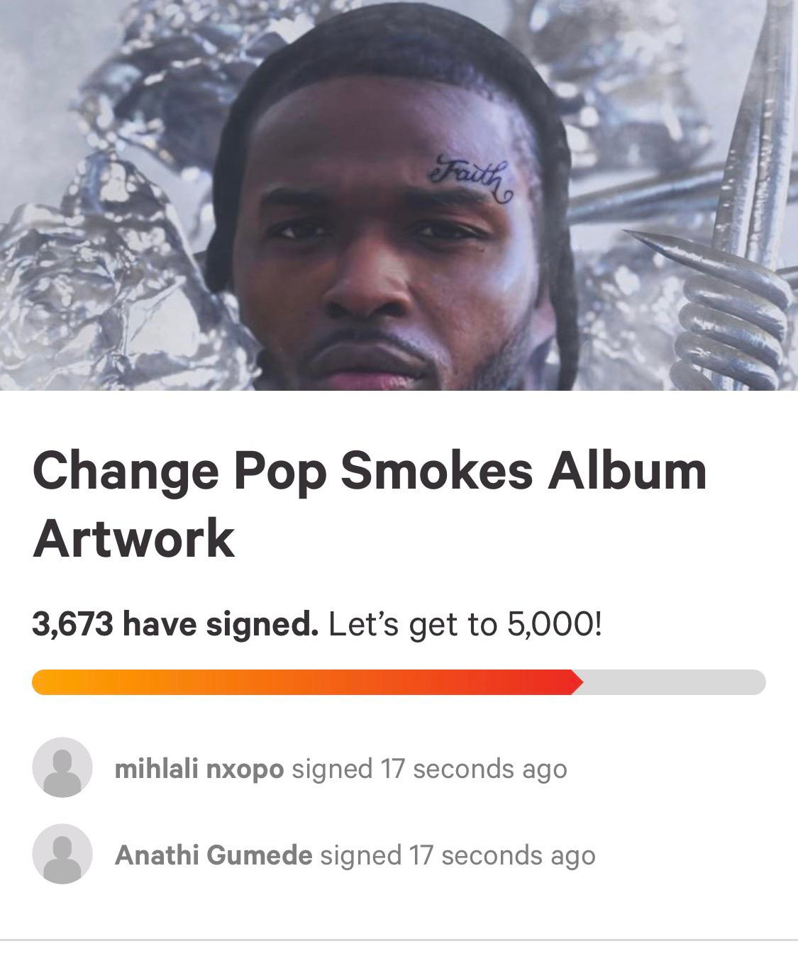 Petition to change Pop's album cover. RIP Bashar. http://chng.it ...