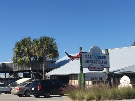 Salt Creek Restaurant, Suwannee, Florida