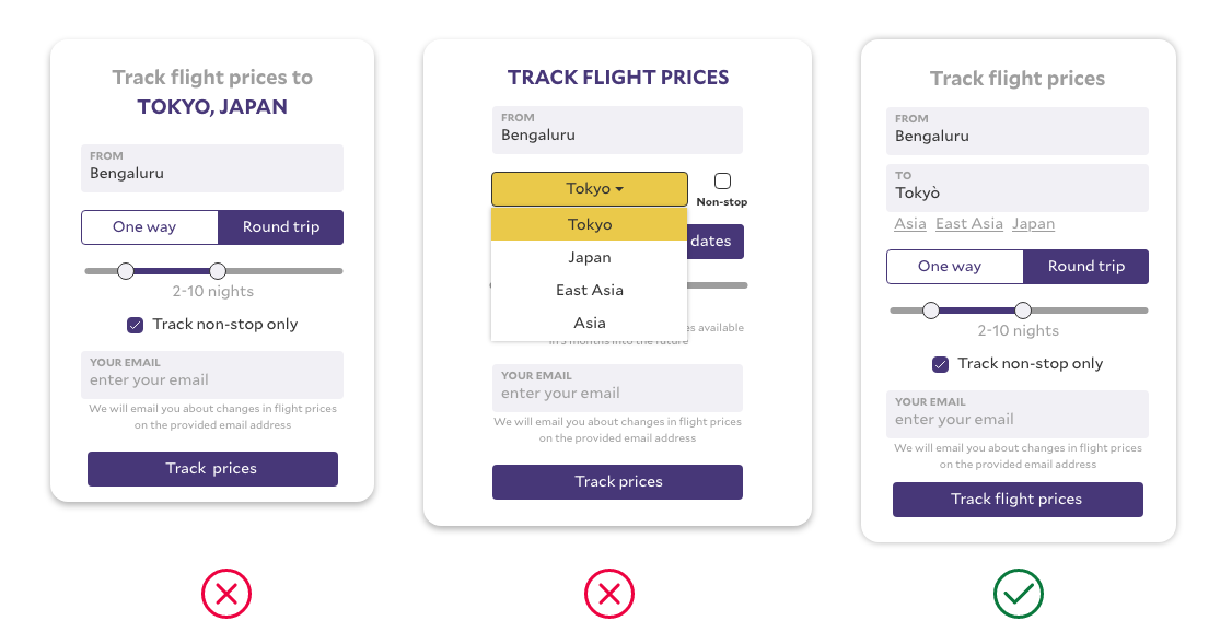 Tracking flight prices