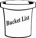 Image result for free Cartoon Bucket list. Size: 150 x 158. Source: www.clker.com