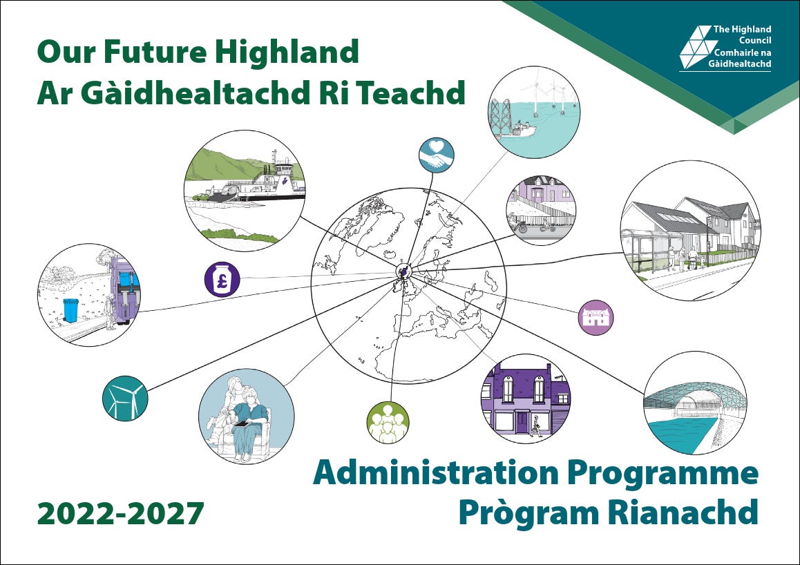 Cover of "Our Future Highland"