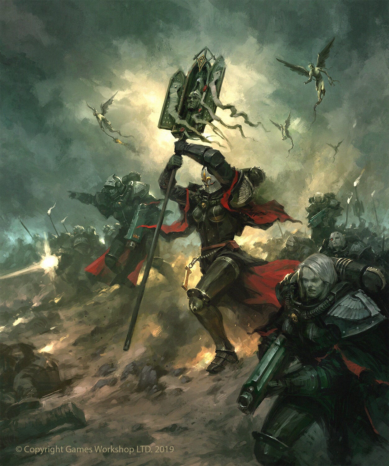 Image result for warhammer 40000 sisters of battle art