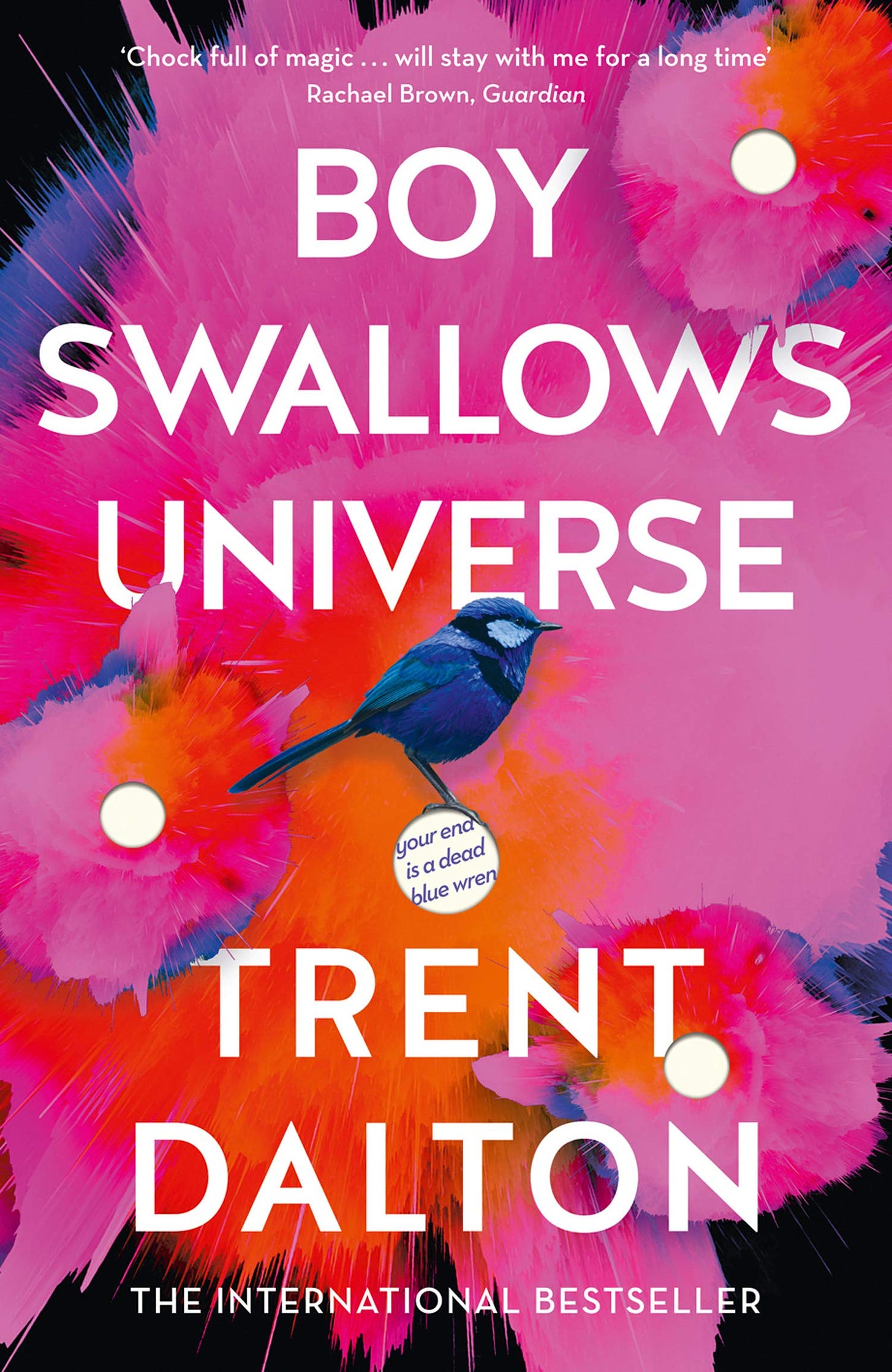 The book cover of “Boy Swallows Universe” by Trent Dalton