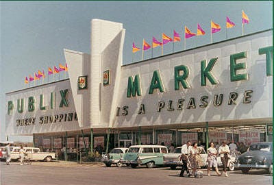 A Publix Somewhere in Florida Back in the Day