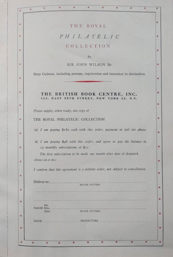 Royal Philatelic Collection Prospectus Instalment