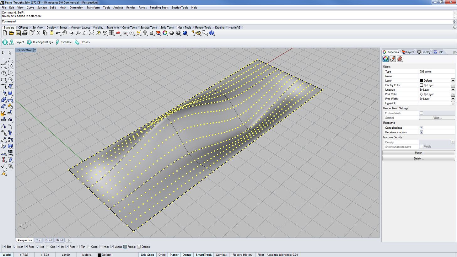 Point Mesh in Rhino