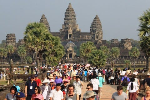 Angkor Wat gets way more crowded than this. Photo: Caroline Major