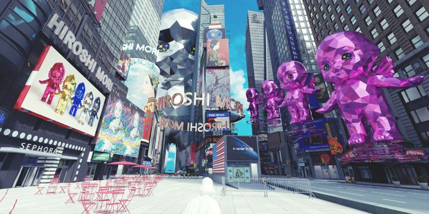 AR Metaverse takes over New York’s Time Square