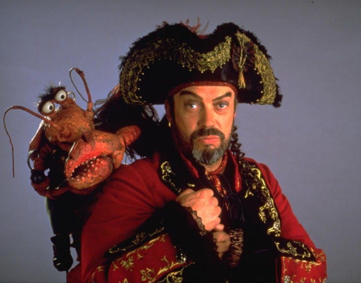 Image result for tim curry muppet treasure island