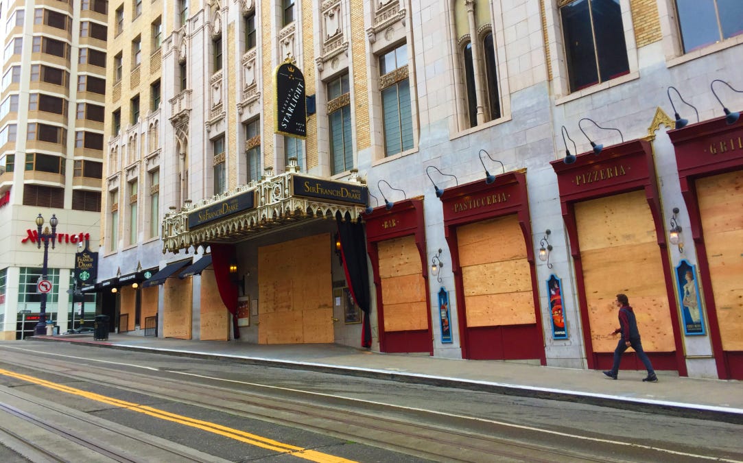 San Francisco's Union Square, a Boarded-Up Ghost Town – NBC Bay Area