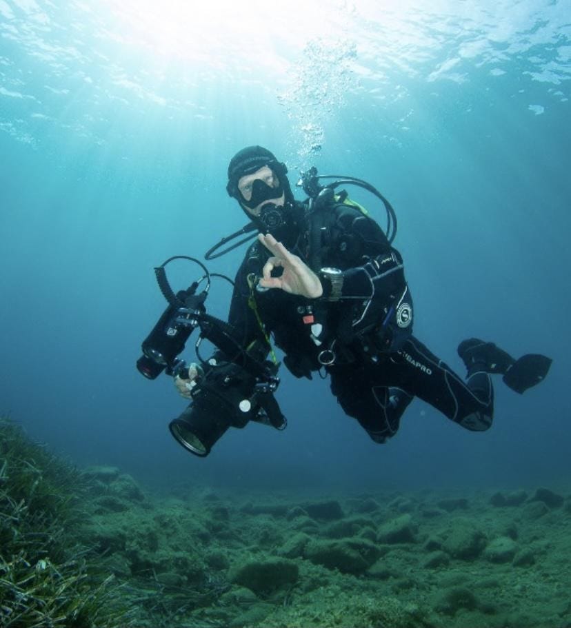 Underwater photographer