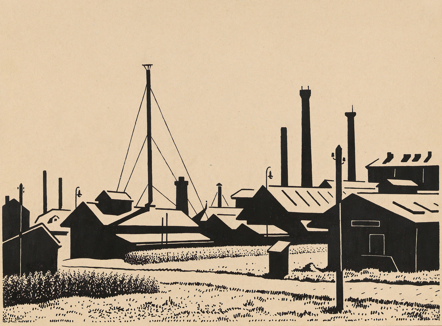 Fabriksanlagen (around 1925) by Karl Wiener