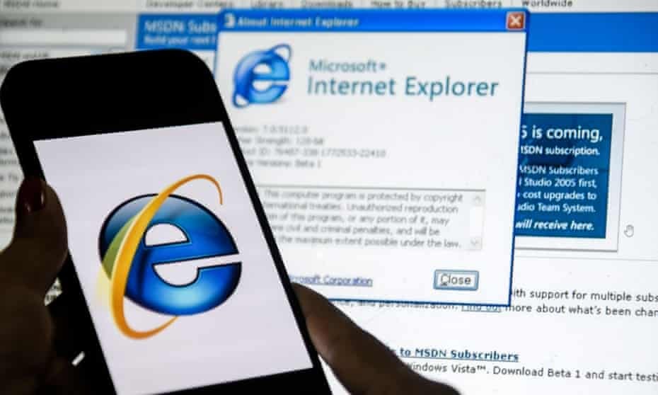 Microsoft to retire Internet Explorer browser and redirect users to Edge | Internet  Explorer | The Guardian