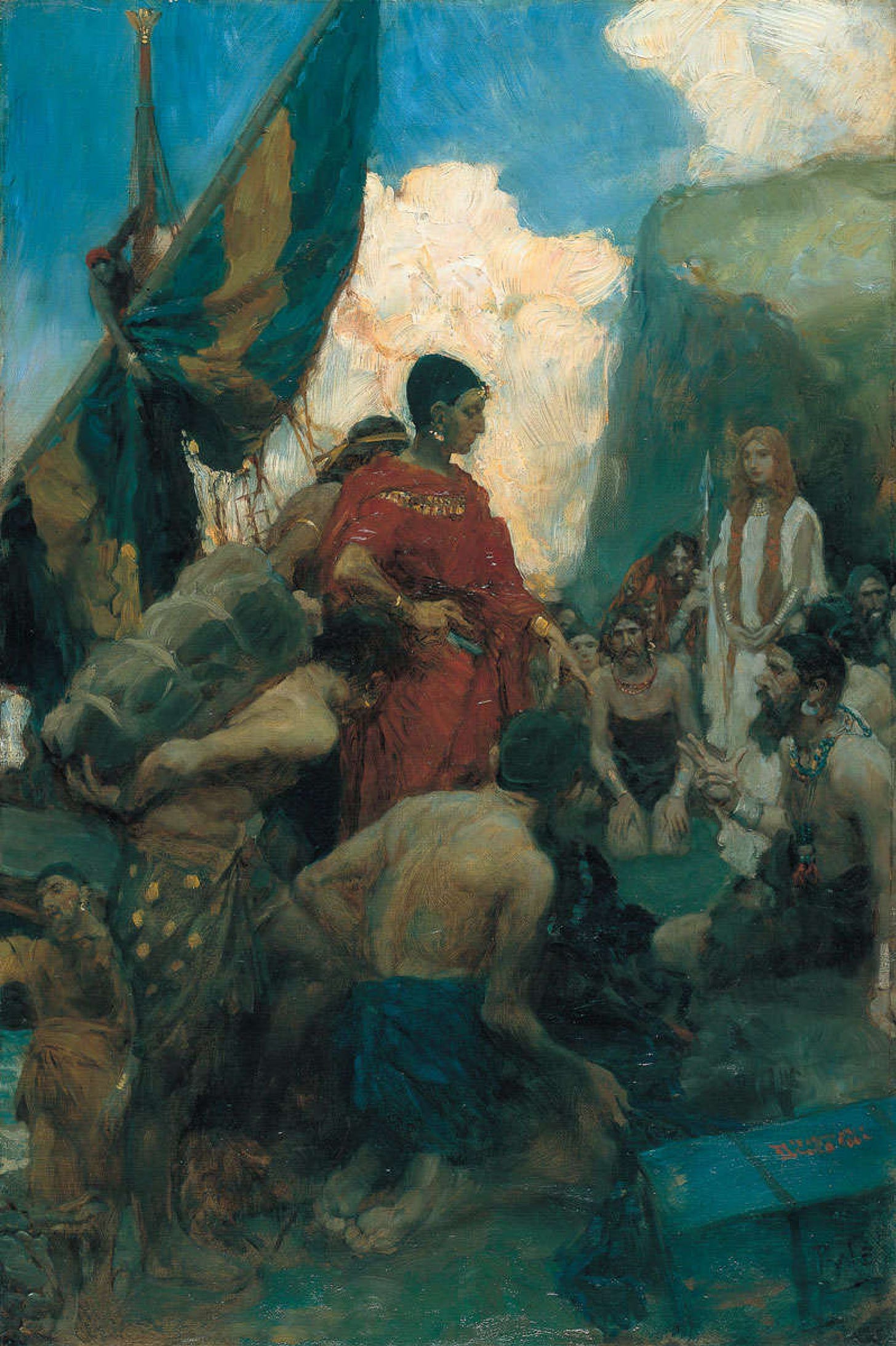 Phoenician merchants, 1914 by Howard Pyle: History, Analysis & Facts |  Arthive
