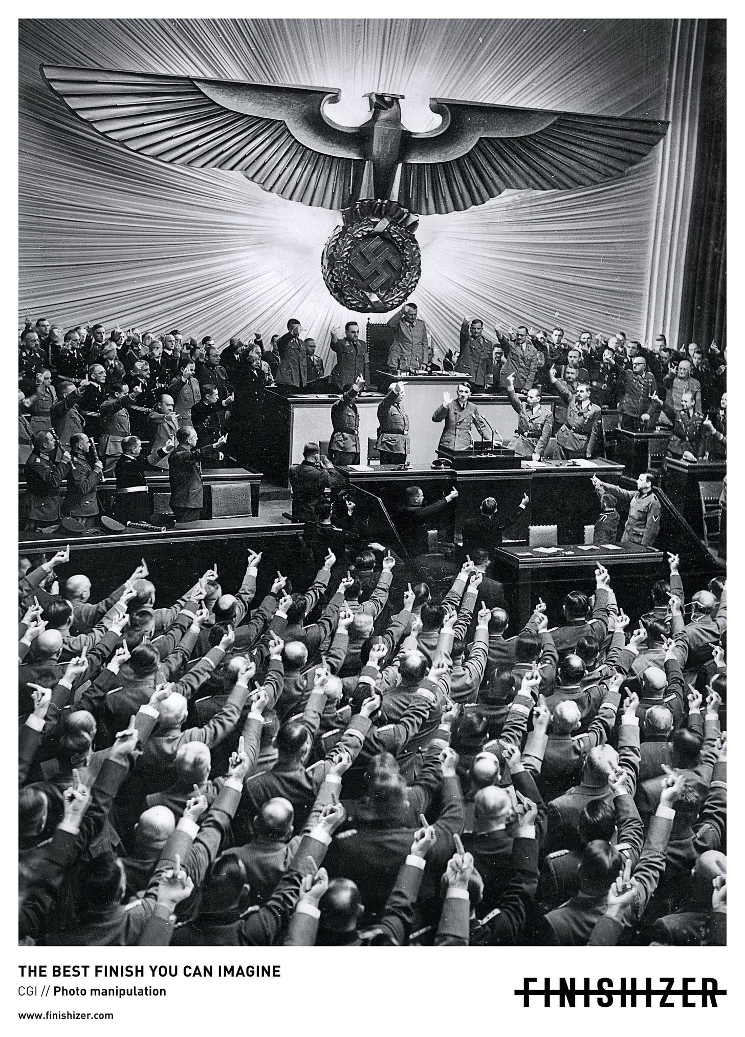 Finishizer Print Advert By Ogilvy: Fail Hitler | Ads of the World™