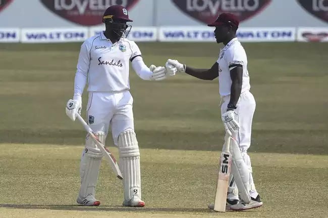 The debut Windies pair was trouble for Bangladesh