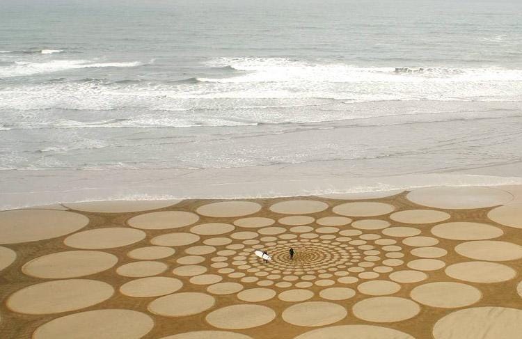 estampa na praia